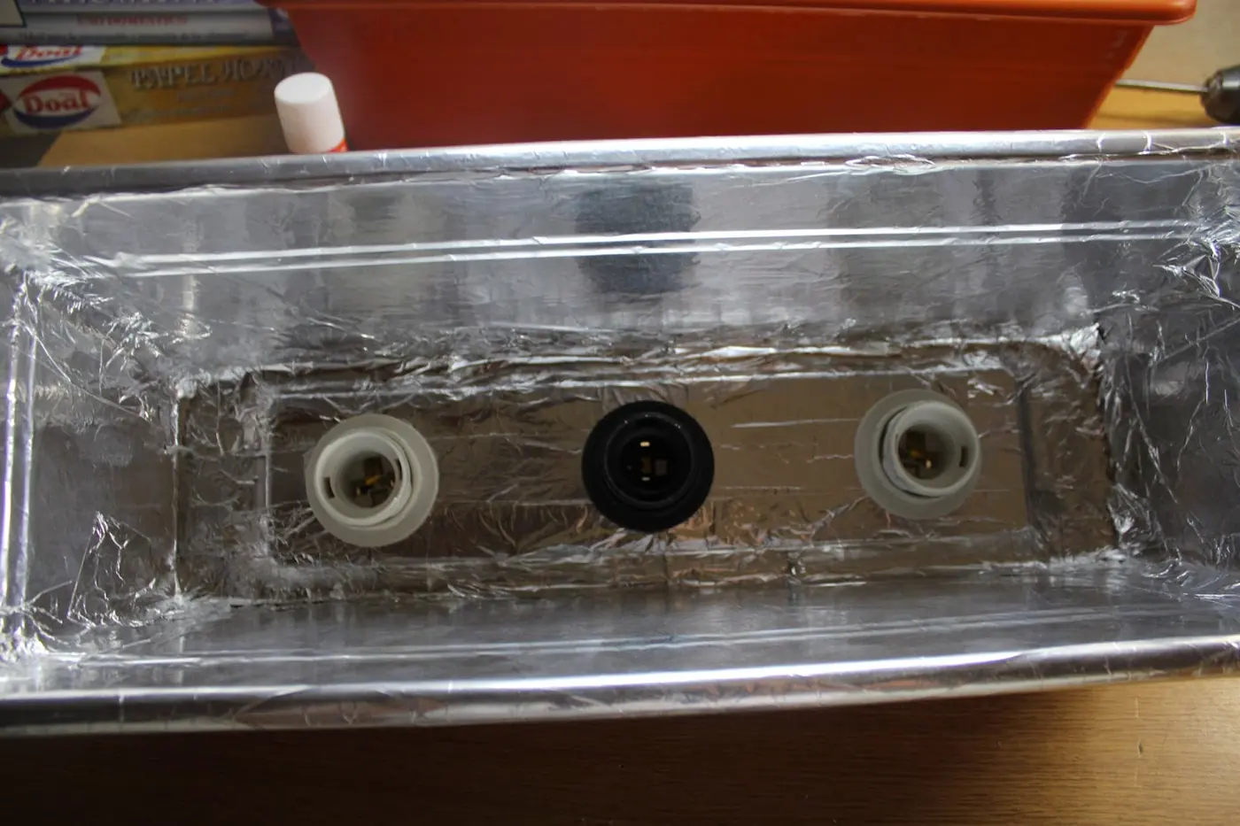 Caja de iluminación: foto del paso a paso