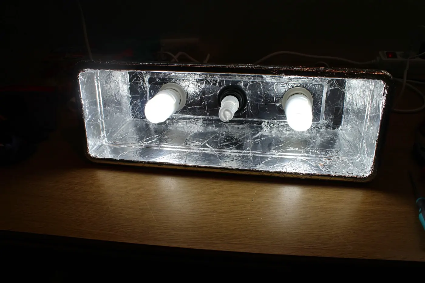 Caja de iluminación: foto del paso a paso