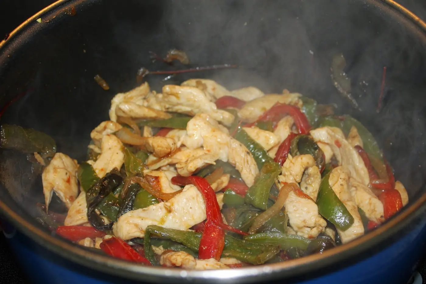 Burritos de pollo: foto del paso a paso