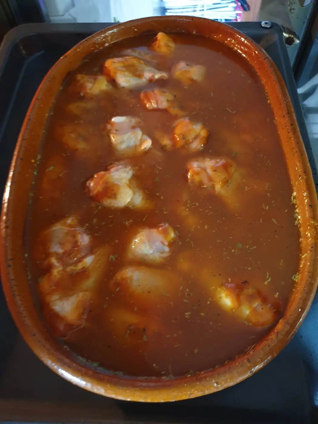 Alitas de pollo: foto del paso a paso