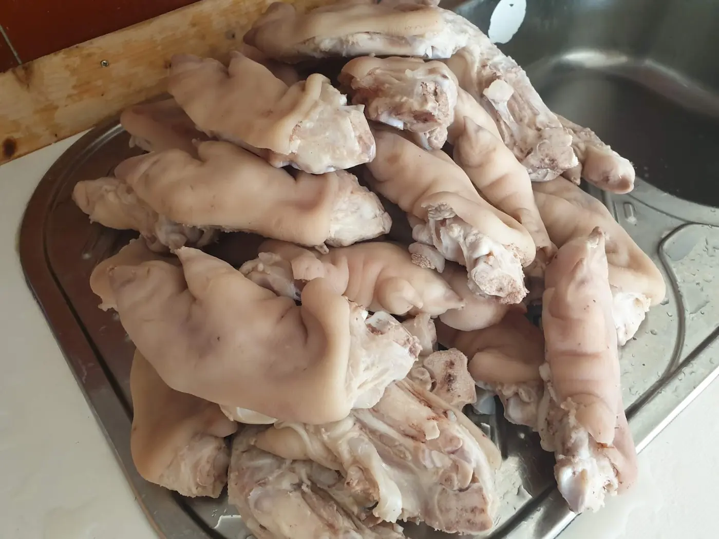 Manitas de cerdo: foto del paso a paso