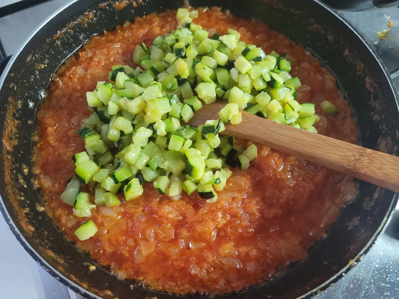 Pisto manchego: foto del paso a paso