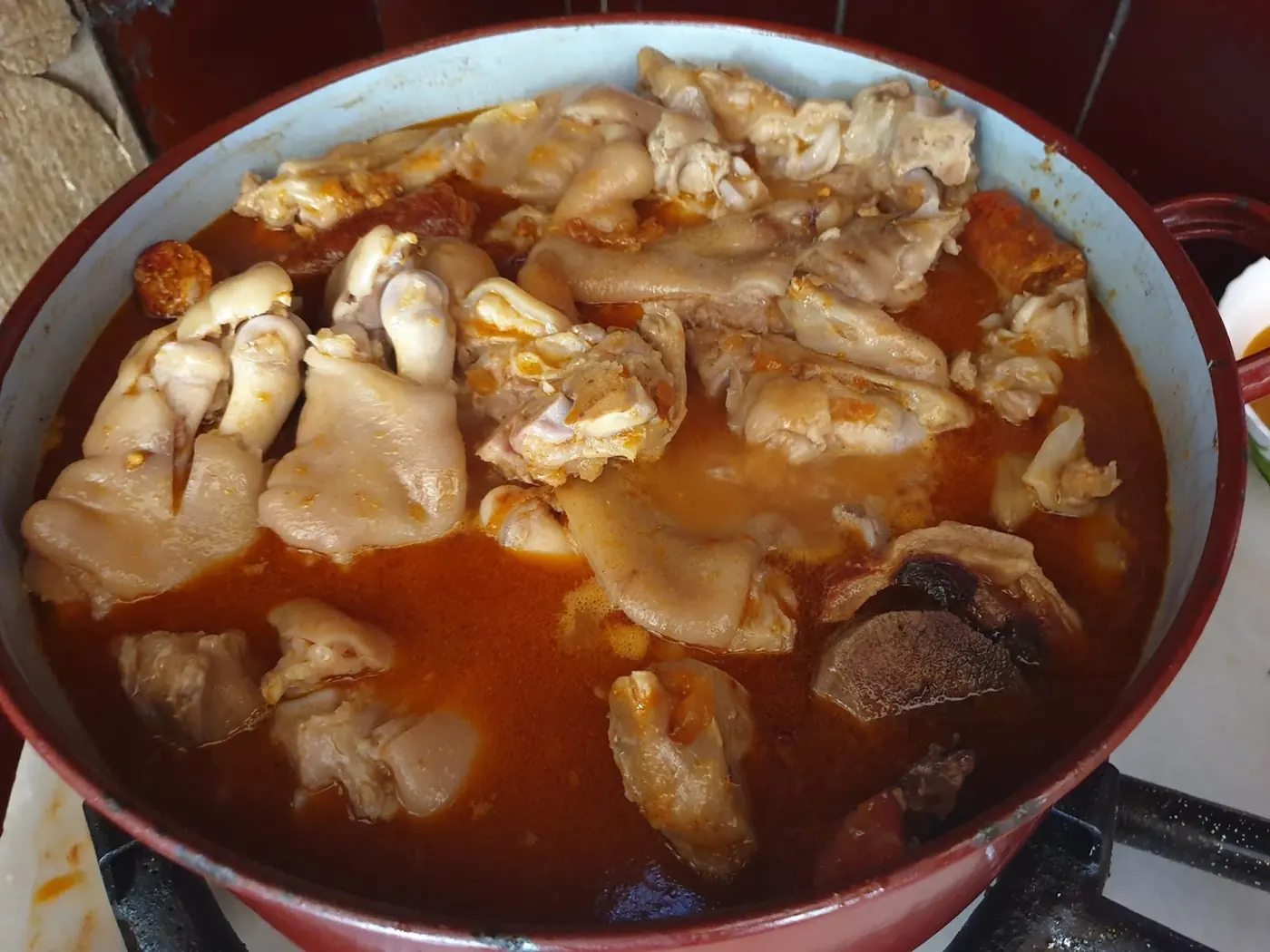 Manitas de cerdo: foto del paso a paso