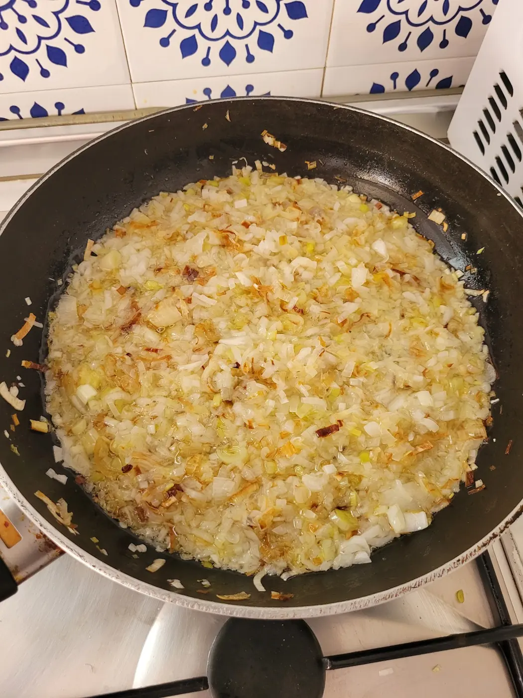 Canelones de calabacín con farsa de gambas: foto del paso a paso