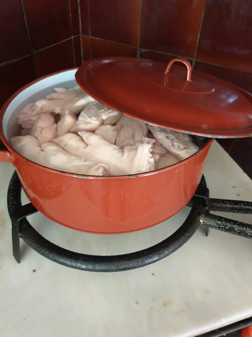 Manitas de cerdo: foto del paso a paso